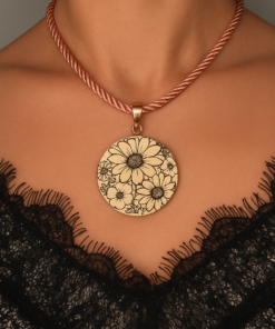 collier  Bohème Bouquet romantique