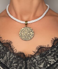 collier  Bohème l'essence des feuilles