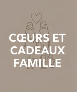 Coeurs et cadeaux famille
