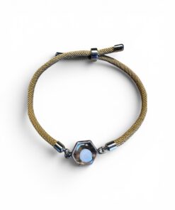 bracelet oeil de Ste Lucie argenté