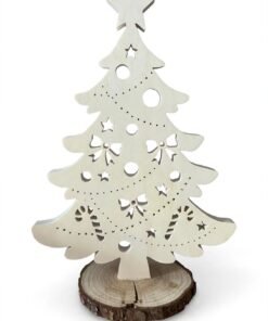 Sapin de Noël chantourné 28cm – Image 2